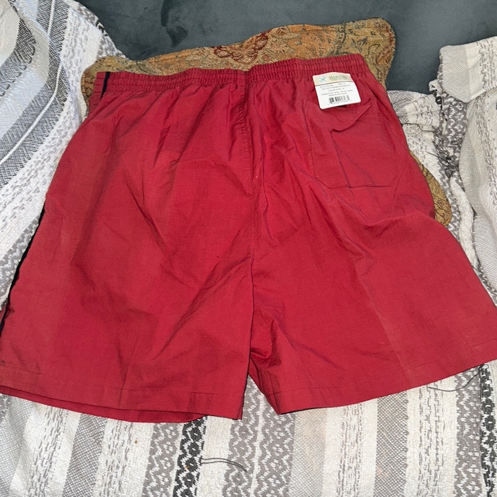 New Haband swim trucks red xl